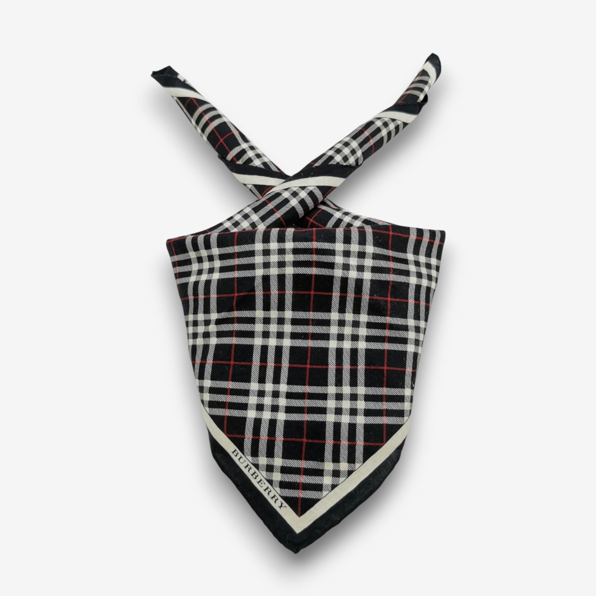 Burberry Vintage Burberry Handkerchief Pocket Square Bandana Size ONE SIZE - 1 Thumbnail
