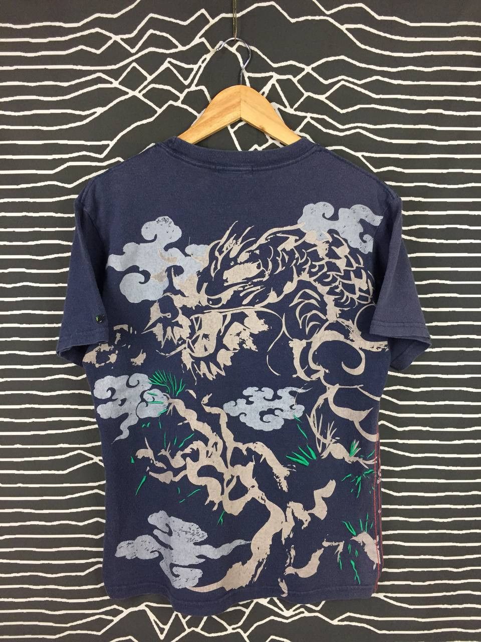 Japanese Brand Vtg Japanese Traditional Sukajan Dragon All Over Print Tee Size US M / EU 48-50 / 2 - 4 Thumbnail