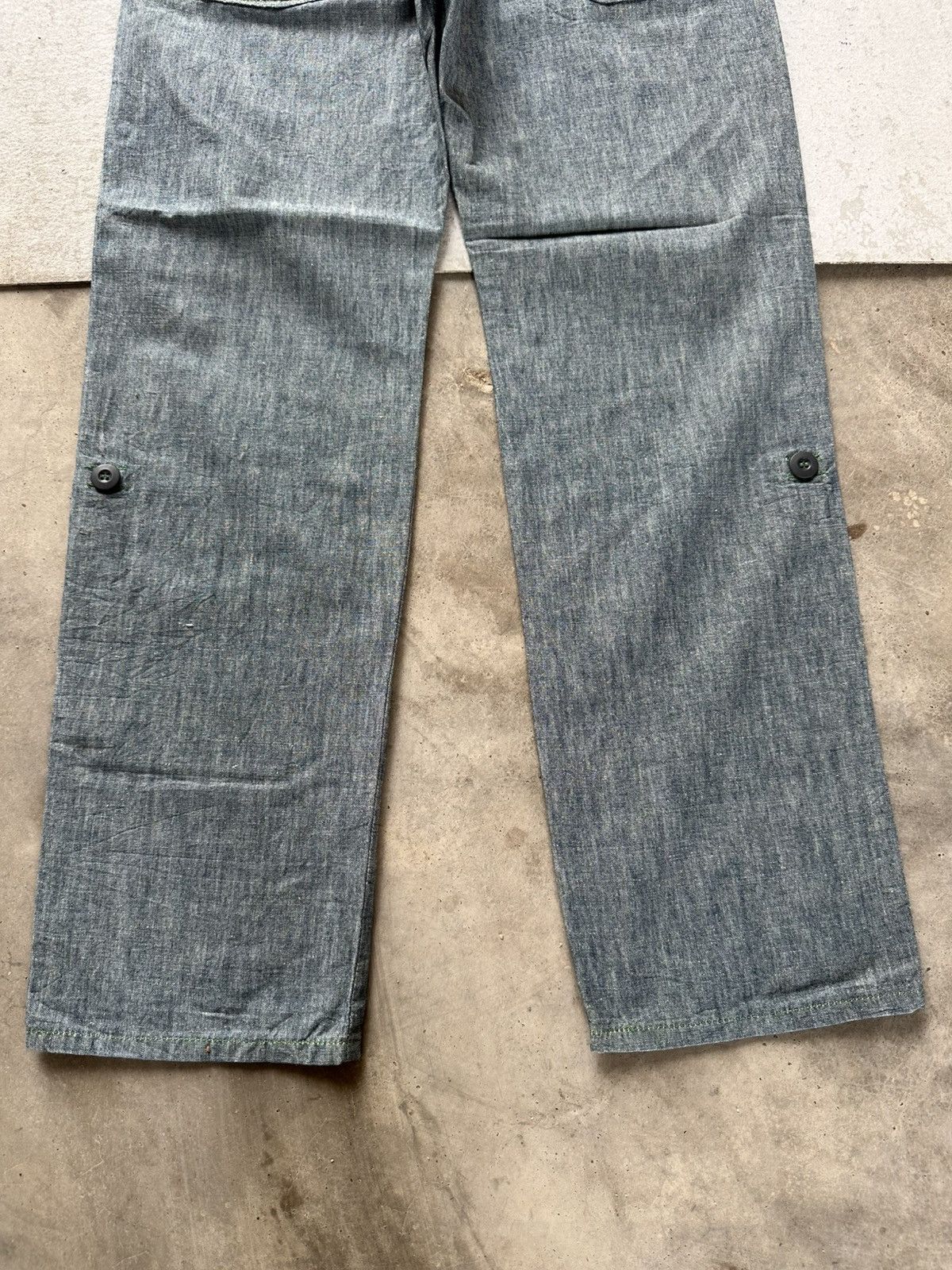 Edwin 712RS Vintage EDWIN TOKYO-JAPAN WorkWear Roll Ups Denim Pant Size US 33 - 12 Thumbnail