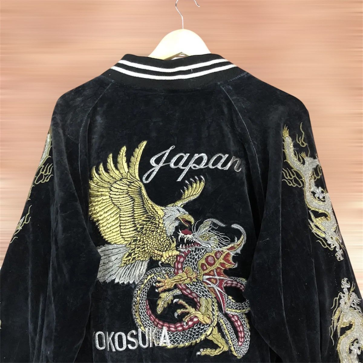 Other Vintage Sukajan Souvenir Jacket with Velvet Outer Size US L / EU 52-54 / 3 - 9 Thumbnail