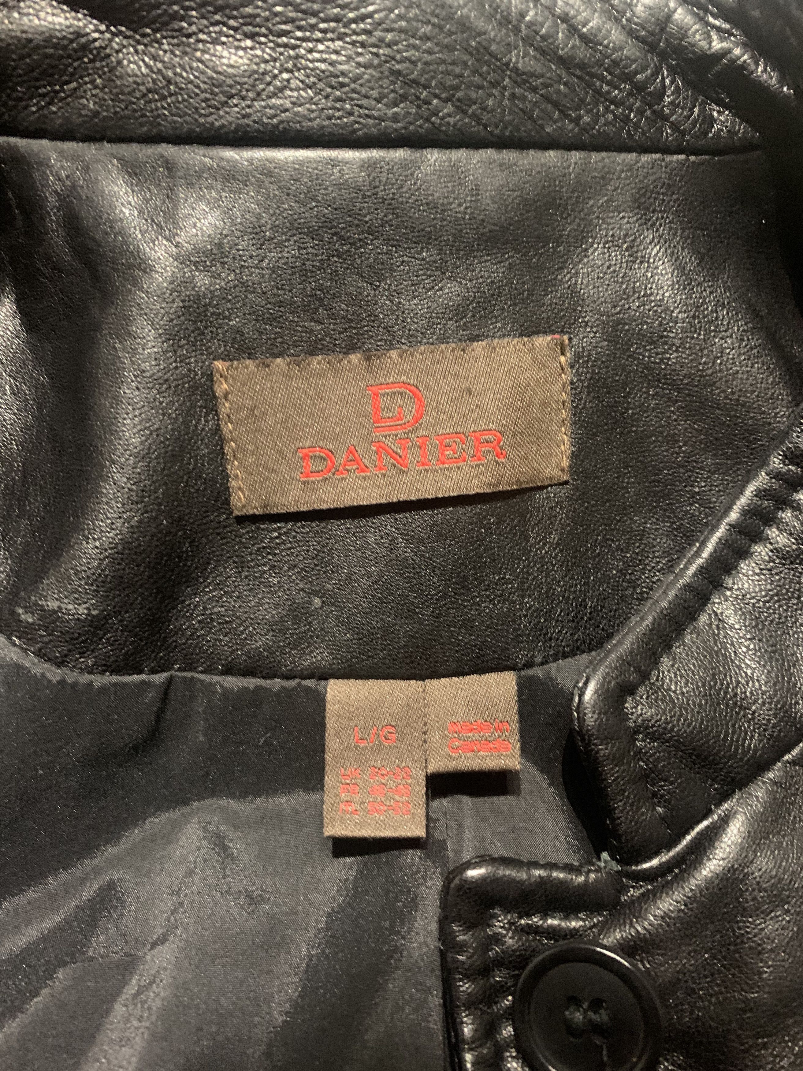 Danier × Vintage Danier Leather Jacket Size US L / EU 52-54 / 3 - 3 Thumbnail