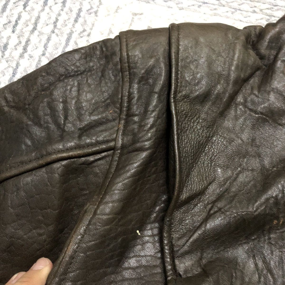 Harley Davidson Rare Distressed Vintage Harley Davidson Leather Jacket Size US L / EU 52-54 / 3 - 10 Thumbnail