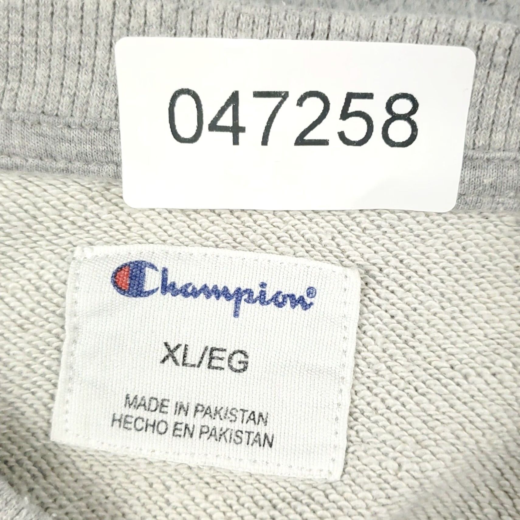 Champion Champion Mens XL Gray Pullover Sweater Crew Neck Cotton Blend Long Sleeve Size US XL / EU 56 / 4 - 8 Thumbnail