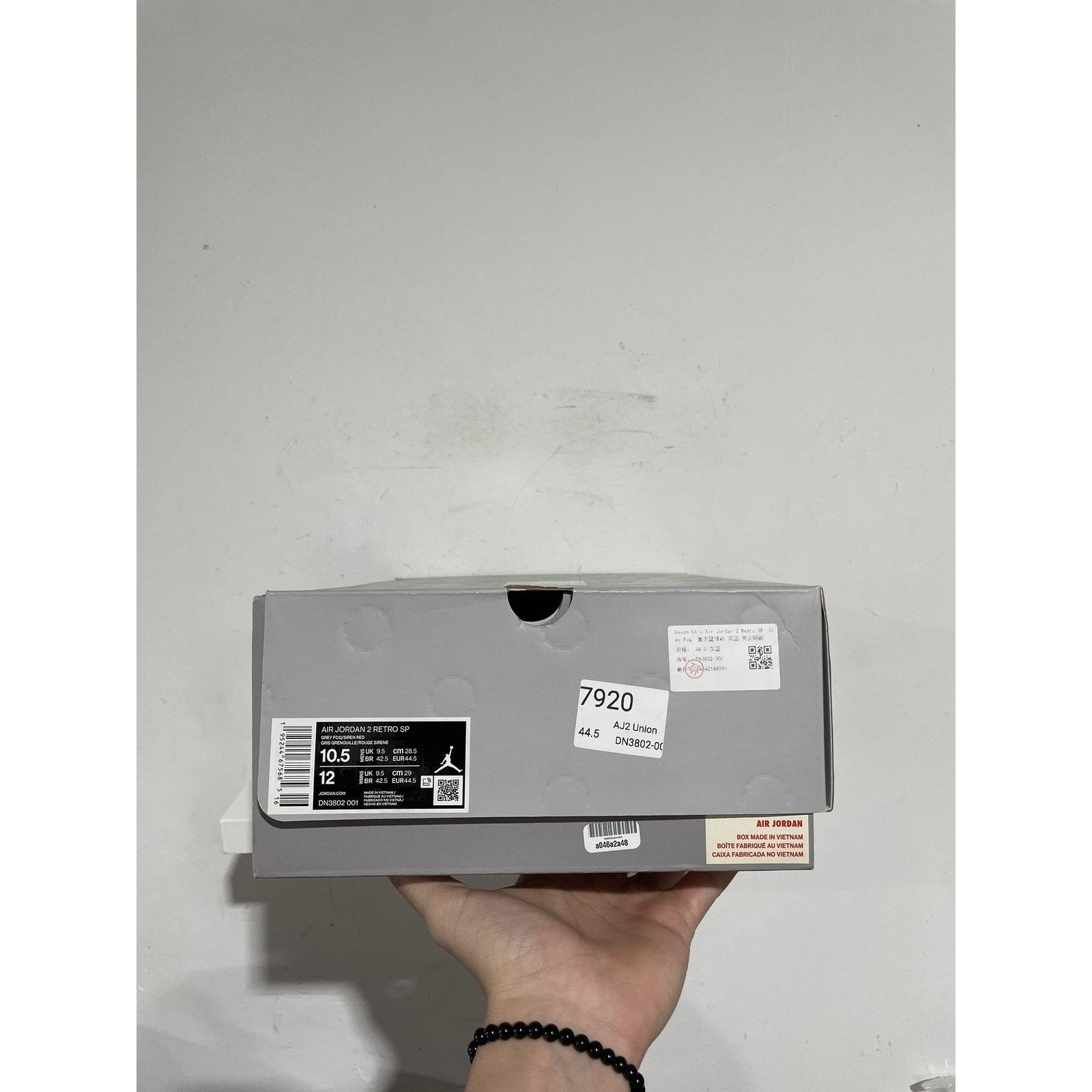 Jordan Brand JORDAN 2 RETRO UNION GREY FOG SIZE 10.5 PREOWNED Size US 10.5 / EU 43-44 - 6 Thumbnail