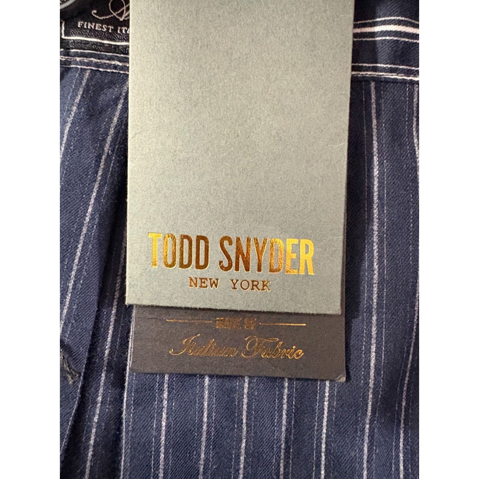 Todd Snyder TODD SNYDER X ALBINI Finest Italian Fabric striped Shirt siz Size US M / EU 48-50 / 2 - 5 Thumbnail
