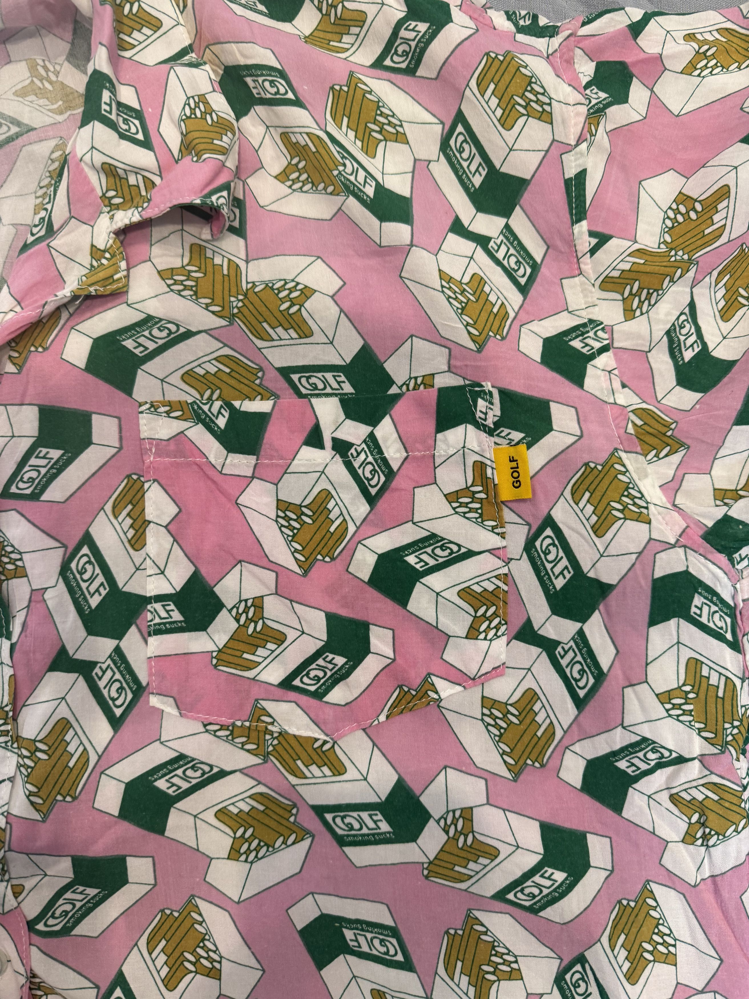 Golf Wang Smoking sucks/Cigarettes button up Size US M / EU 48-50 / 2 - 4 Thumbnail