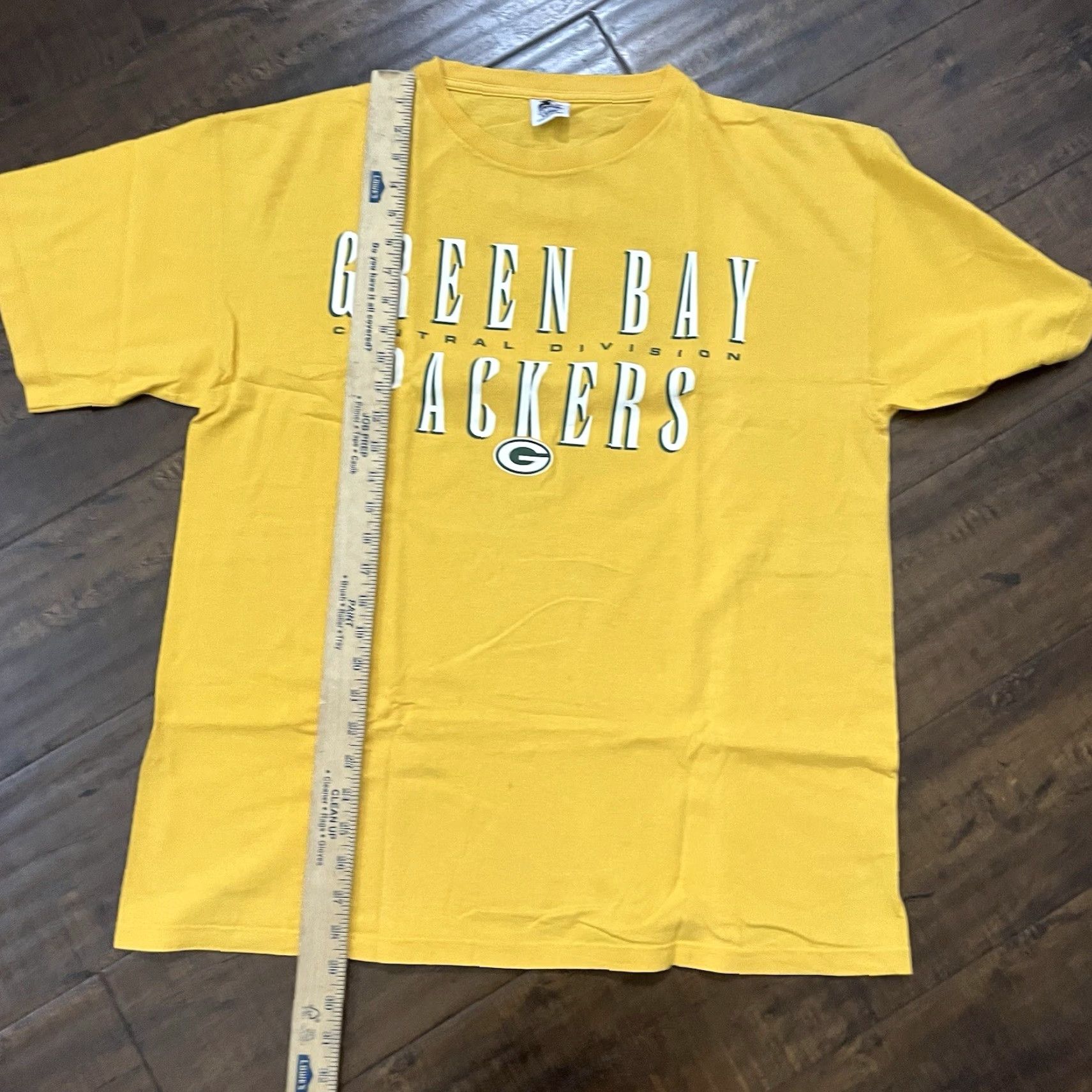 Starter VINTAGE Starter NFL Shirt Green Bay Packers T-Shirt Mens Large 90s Double Sided Yellow Crew Neck Green Bay Packers Team Logo Mens Size US L / EU 52-54 / 3 - 8 Thumbnail