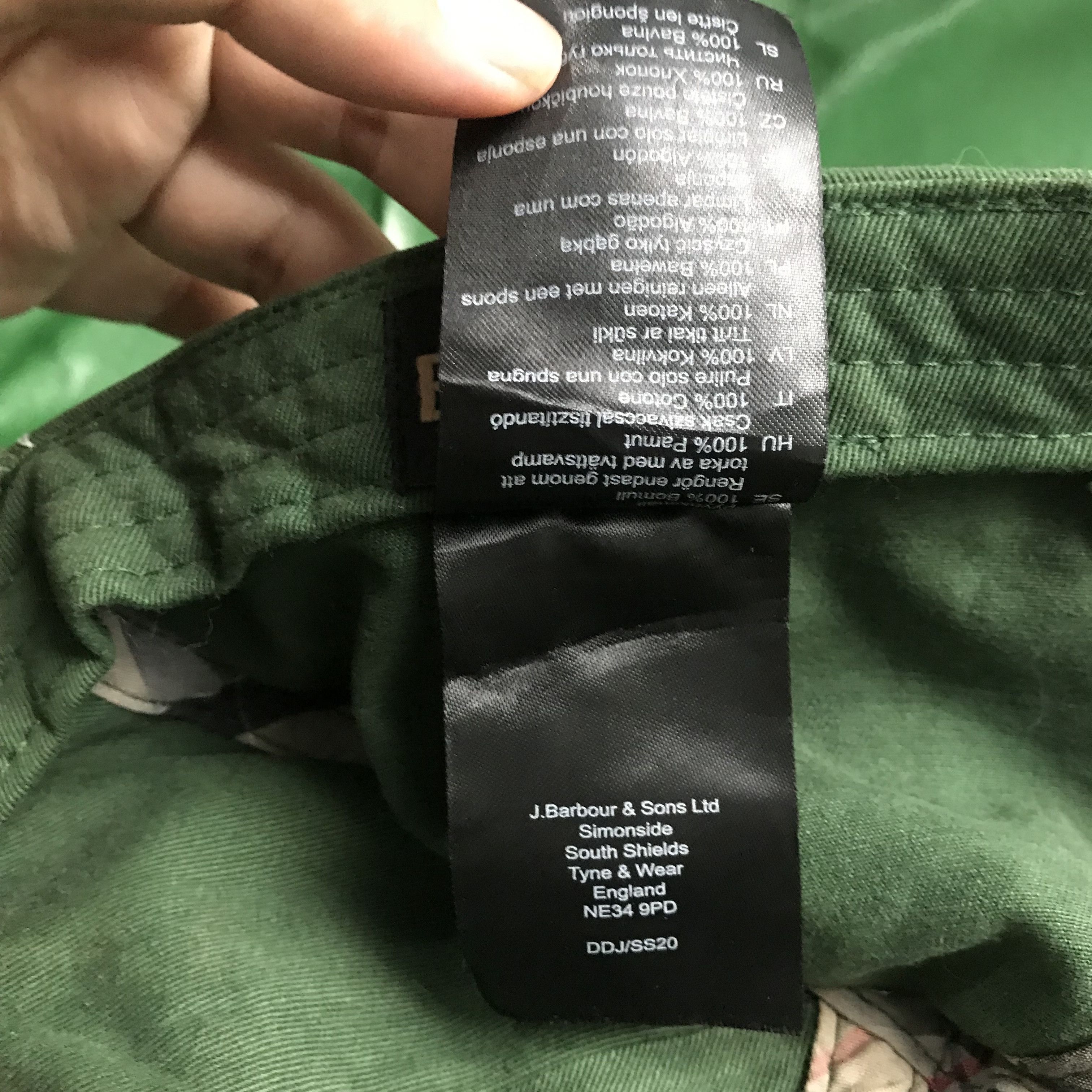 Barbour × Other UK Barbour of london Baseball Cap Green military Rough cap Size ONE SIZE - 6 Thumbnail