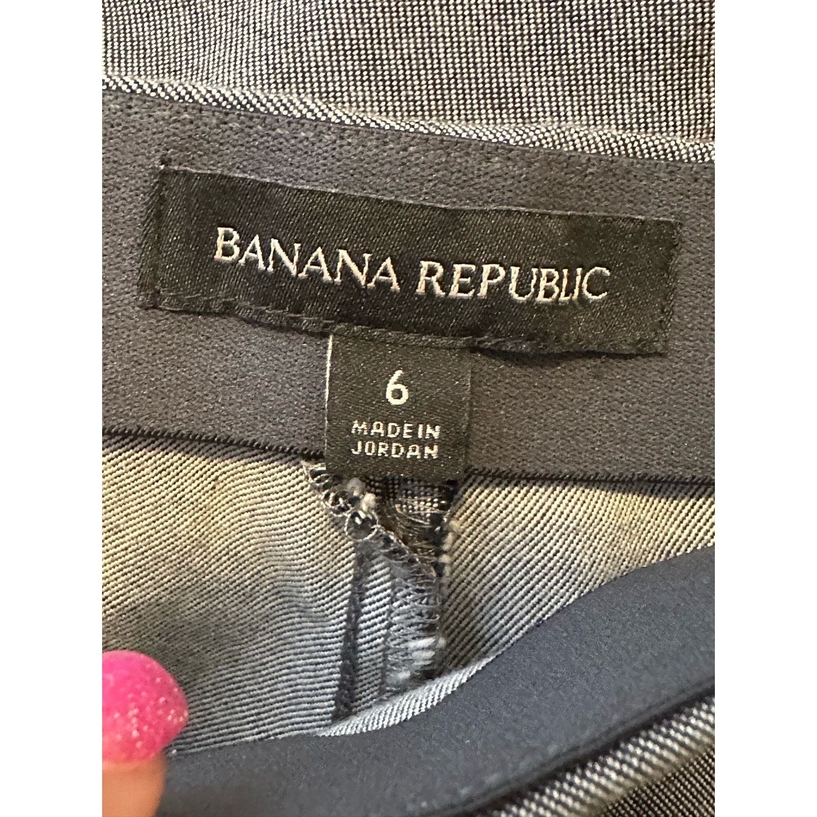 Banana Republic Banana Republic gray flat front skinny pants size 6 Size 28" / US 6 / IT 42 - 3 Thumbnail