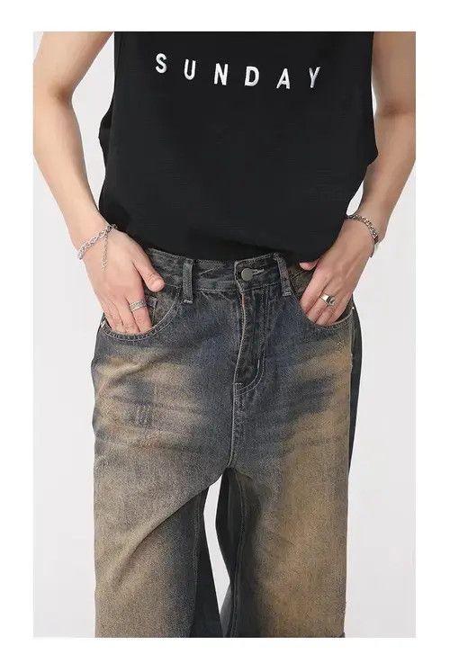Jean Koga Blue Gradient Wash Bootcut Flared Jeans y2k retro Size US 30 / EU 46 - 8 Thumbnail