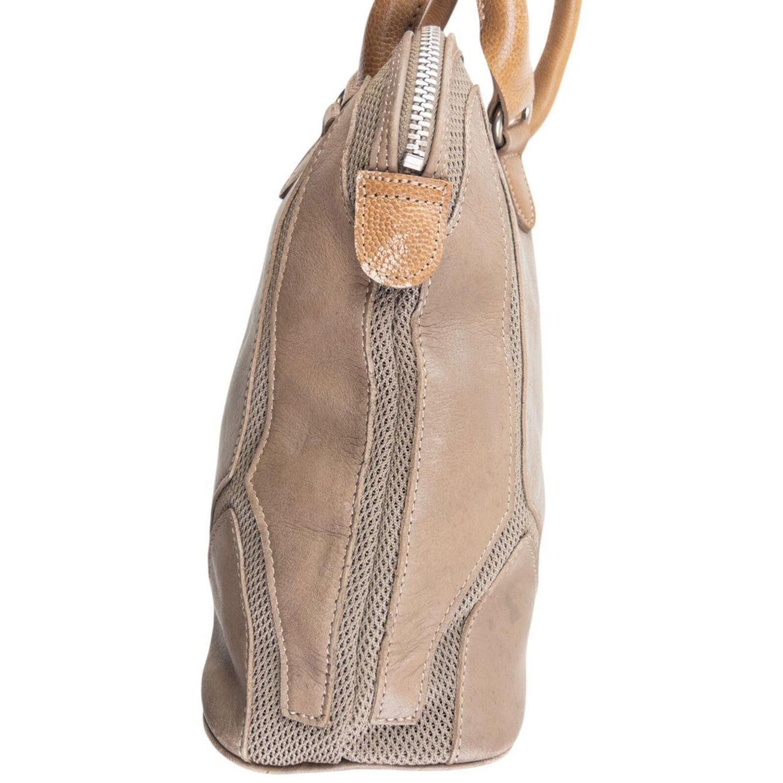 Jean Paul Gaultier Vintage 90s Jean Paul Gaultier Leather Mesh Handbag Size ONE SIZE - 5 Thumbnail
