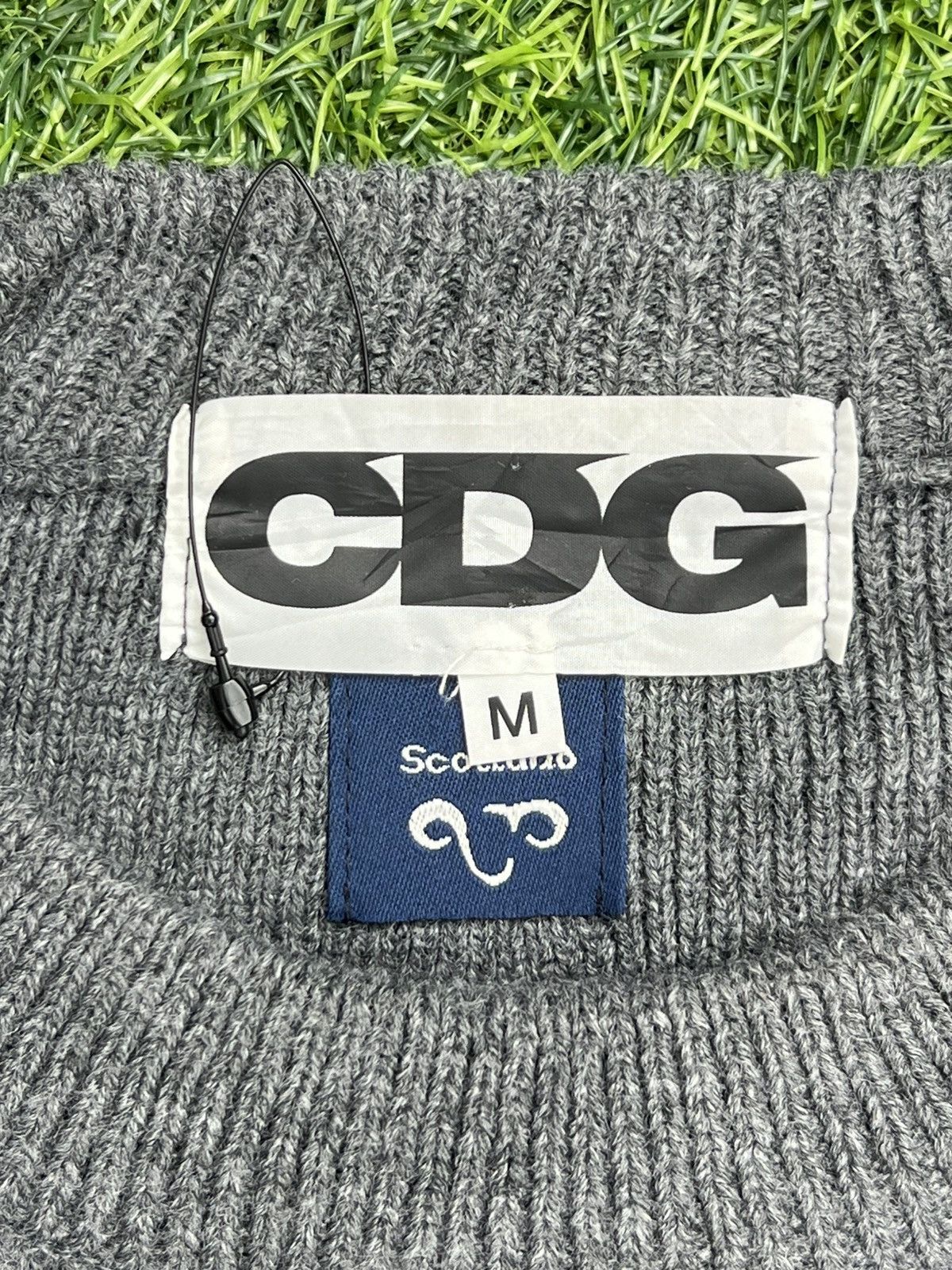 Comme des Garcons CDG Comme des Garçons x Lochaven of Scotland Logo Sweater Size US M / EU 48-50 / 2 - 2 Thumbnail