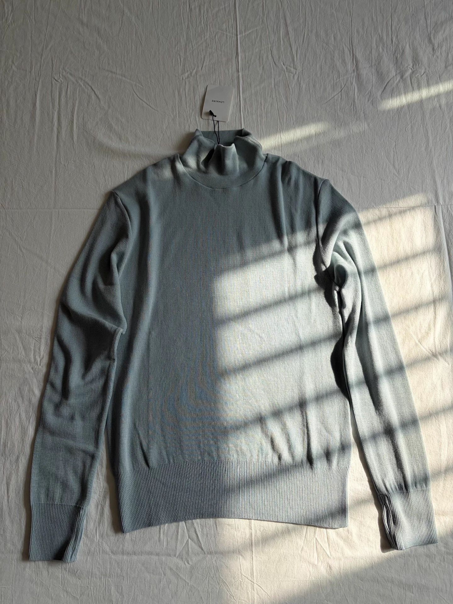 Lemaire Blue Turtleneck Sweater - Size M Size US M / EU 48-50 / 2 - 1 Thumbnail