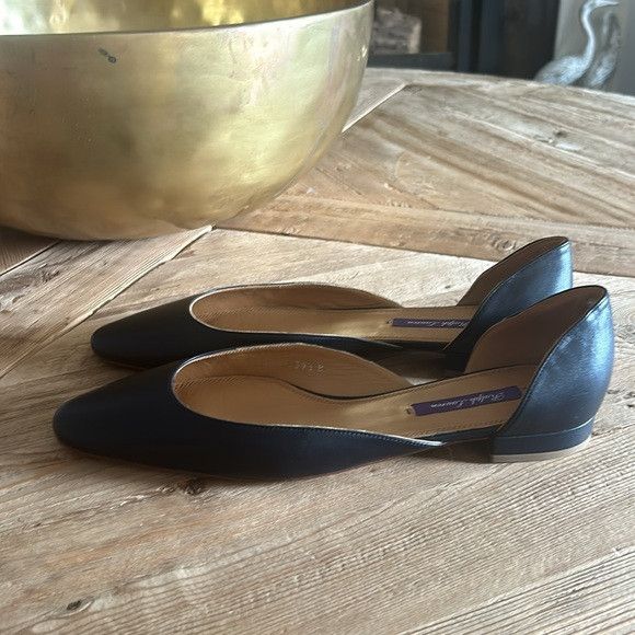 Ralph Lauren Purple Label RALPH LAUREN purple label Krissty ballerina flats 39.5 navy Size US 9.5 / IT 39.5 - 1 Thumbnail