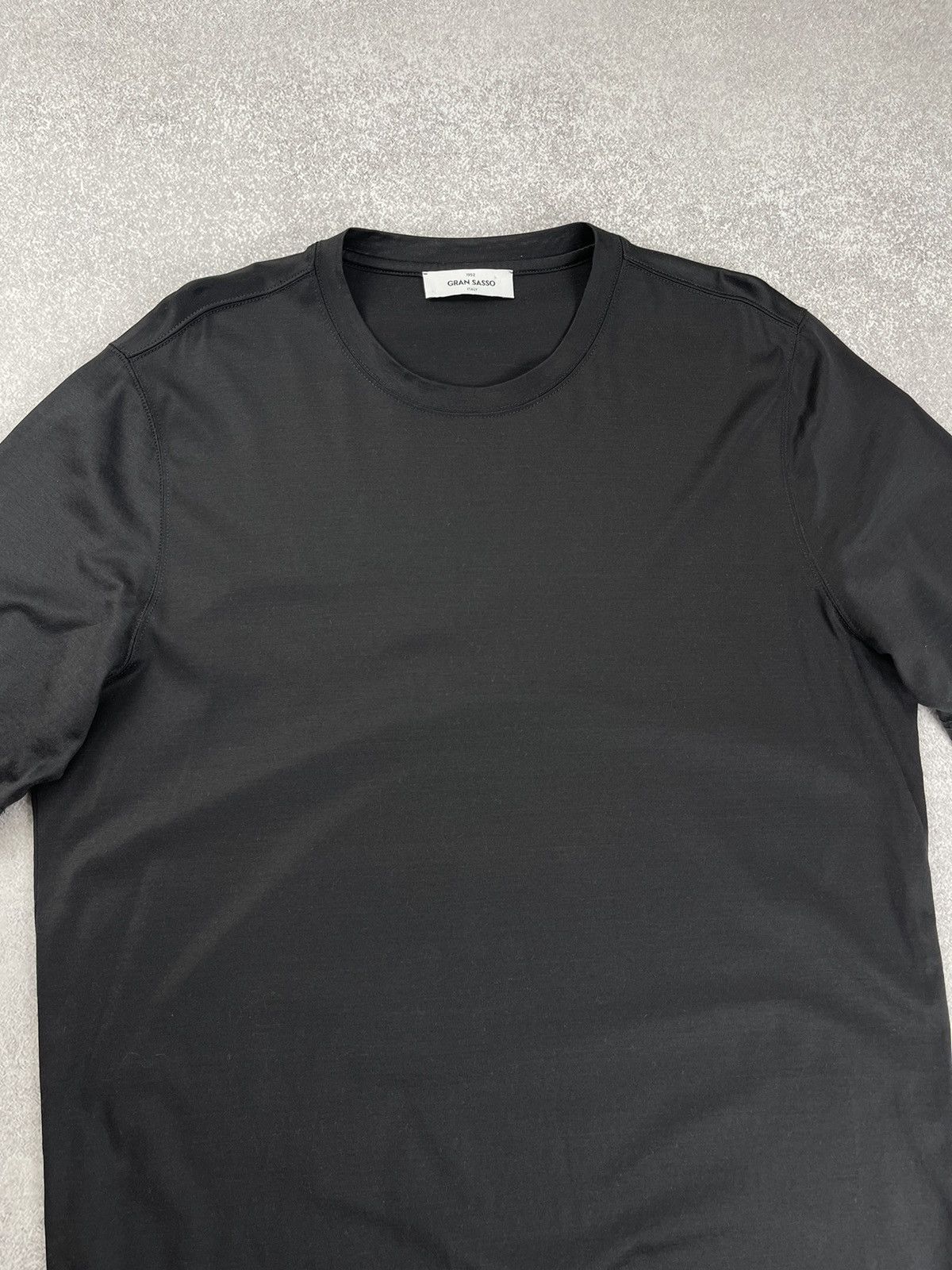 Gran Sasso Gran Sasso Cotton Crew Neck Grey T-Shirt Men's Size US M / EU 48-50 / 2 - 5 Thumbnail