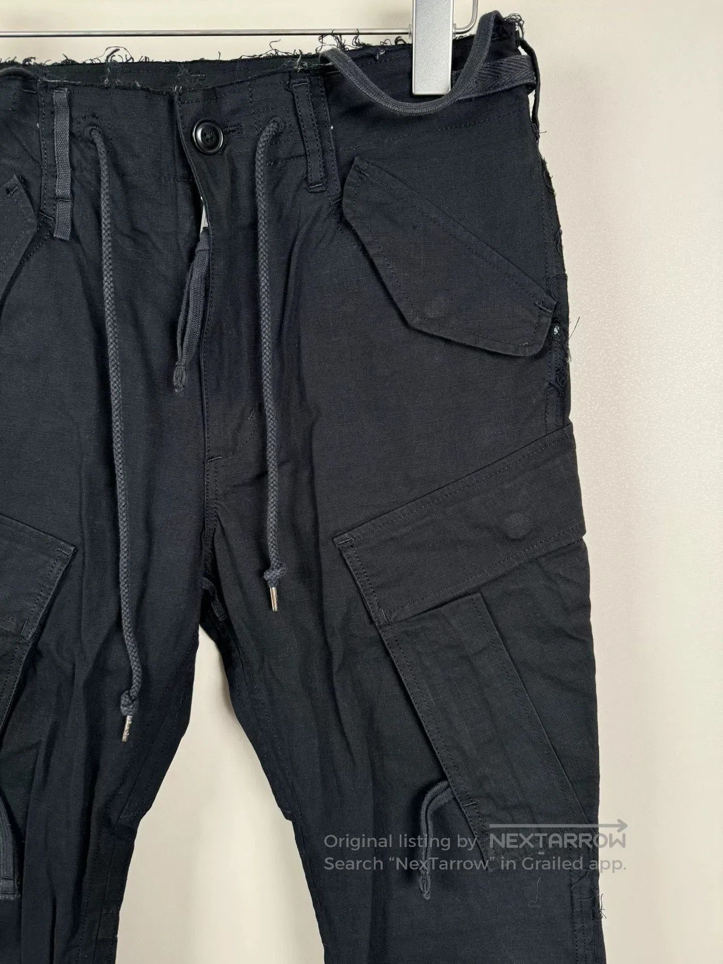 Takahiromiyashita The Soloist. stylish soloist cargo pants in black. Size US 34 / EU 50 - 3 Thumbnail