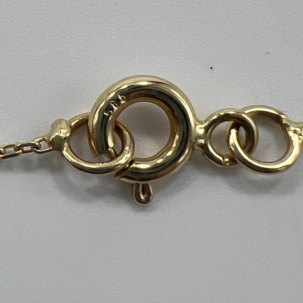 Other New 14K Gold Oval Pendant Necklace with Center Stone 1.5g Size ONE SIZE - 5 Thumbnail