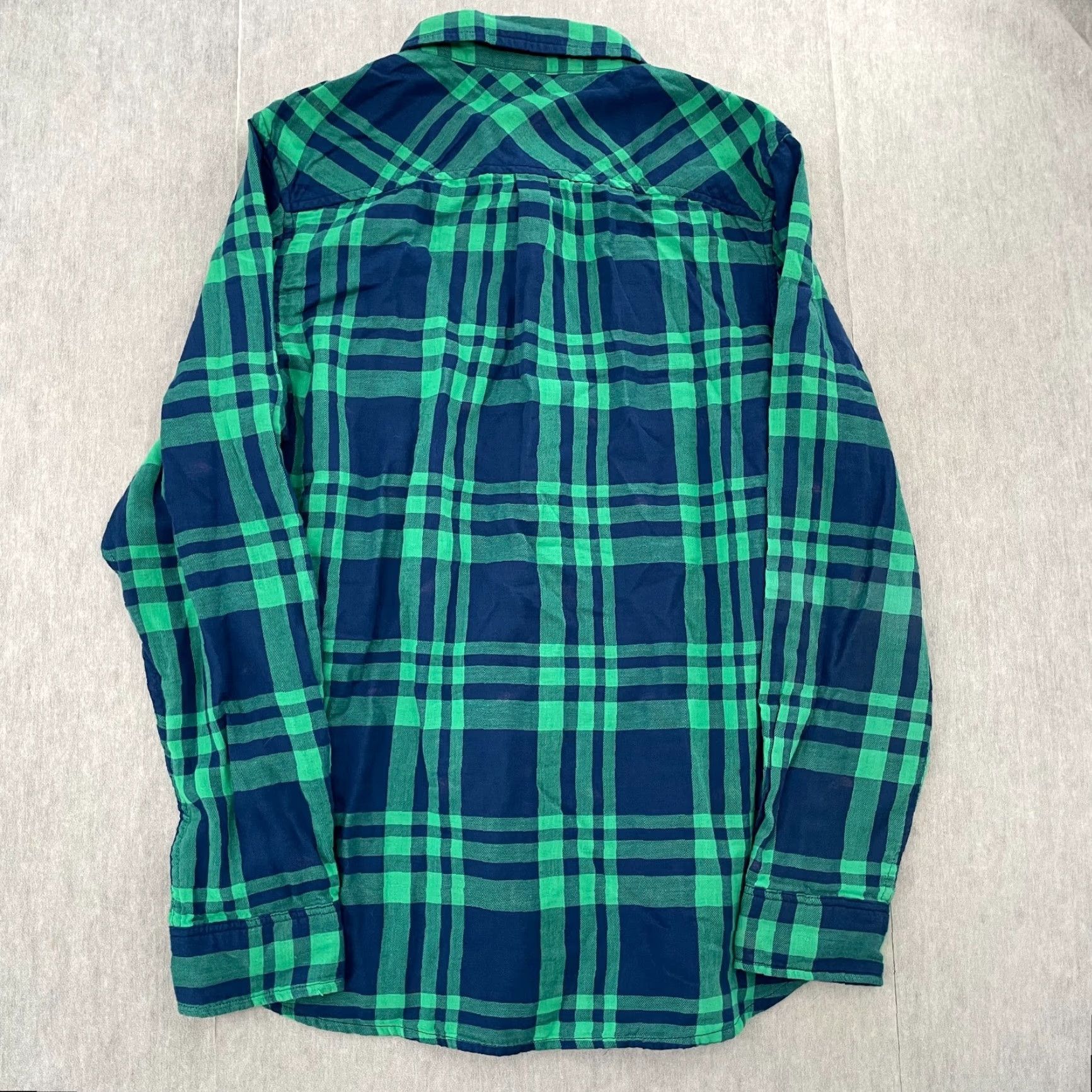 Chubbies Chubbies Shirt Adult Large Green Blue Button Up Reversible Flip It & Reverse It Shirt Mens Plaid Casual Size US L / EU 52-54 / 3 - 3 Thumbnail