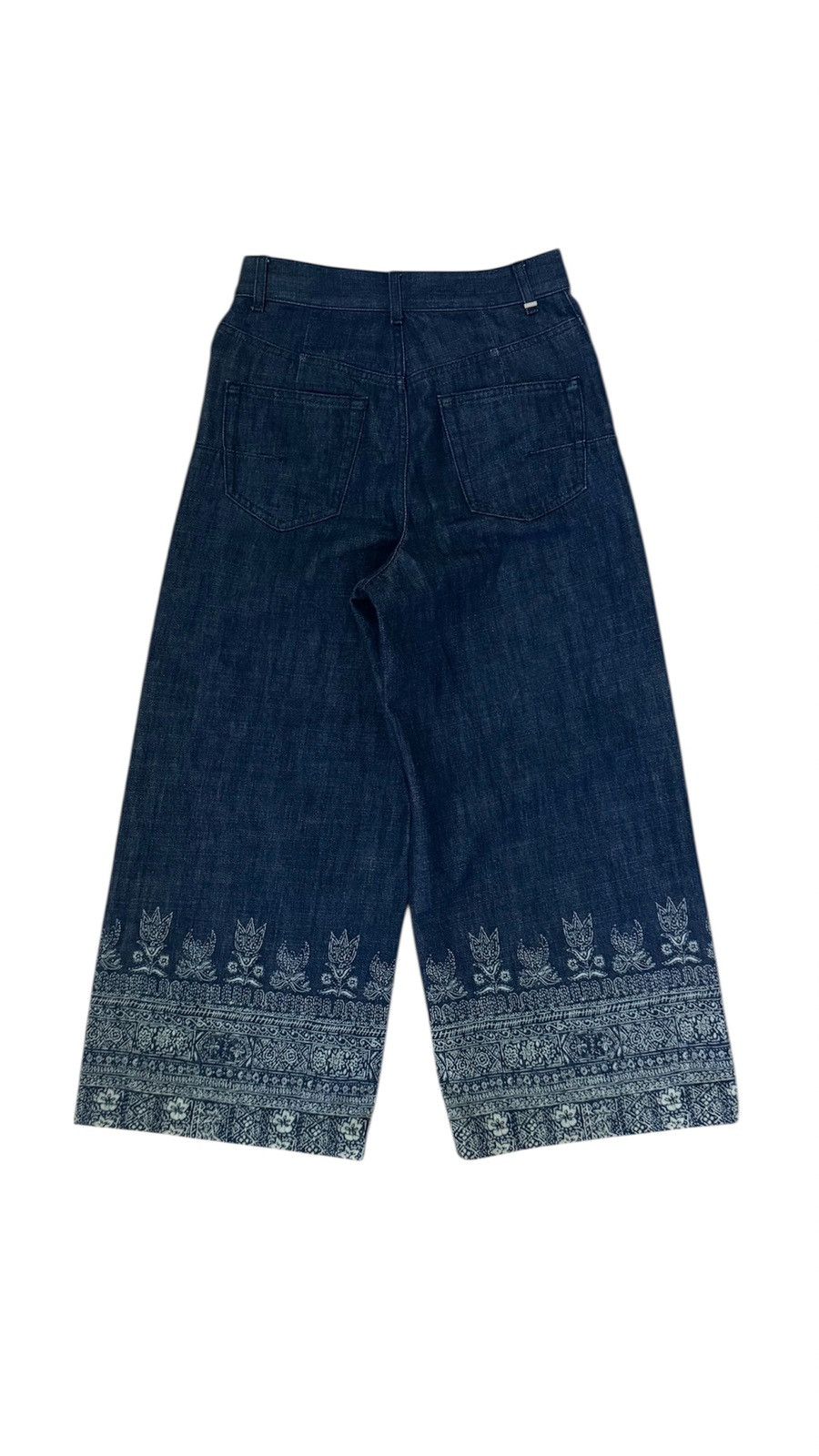 Dior Christian Dior wide leg denim pants Size 26" / US 2 / IT 38 - 3 Thumbnail