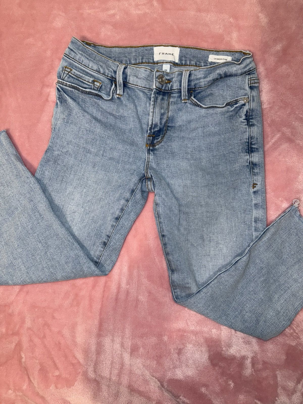 Frame Frame Le Garçon Crop Jeans Size 25 Women’s Size 25" / US 0 / IT 36 - 3 Thumbnail