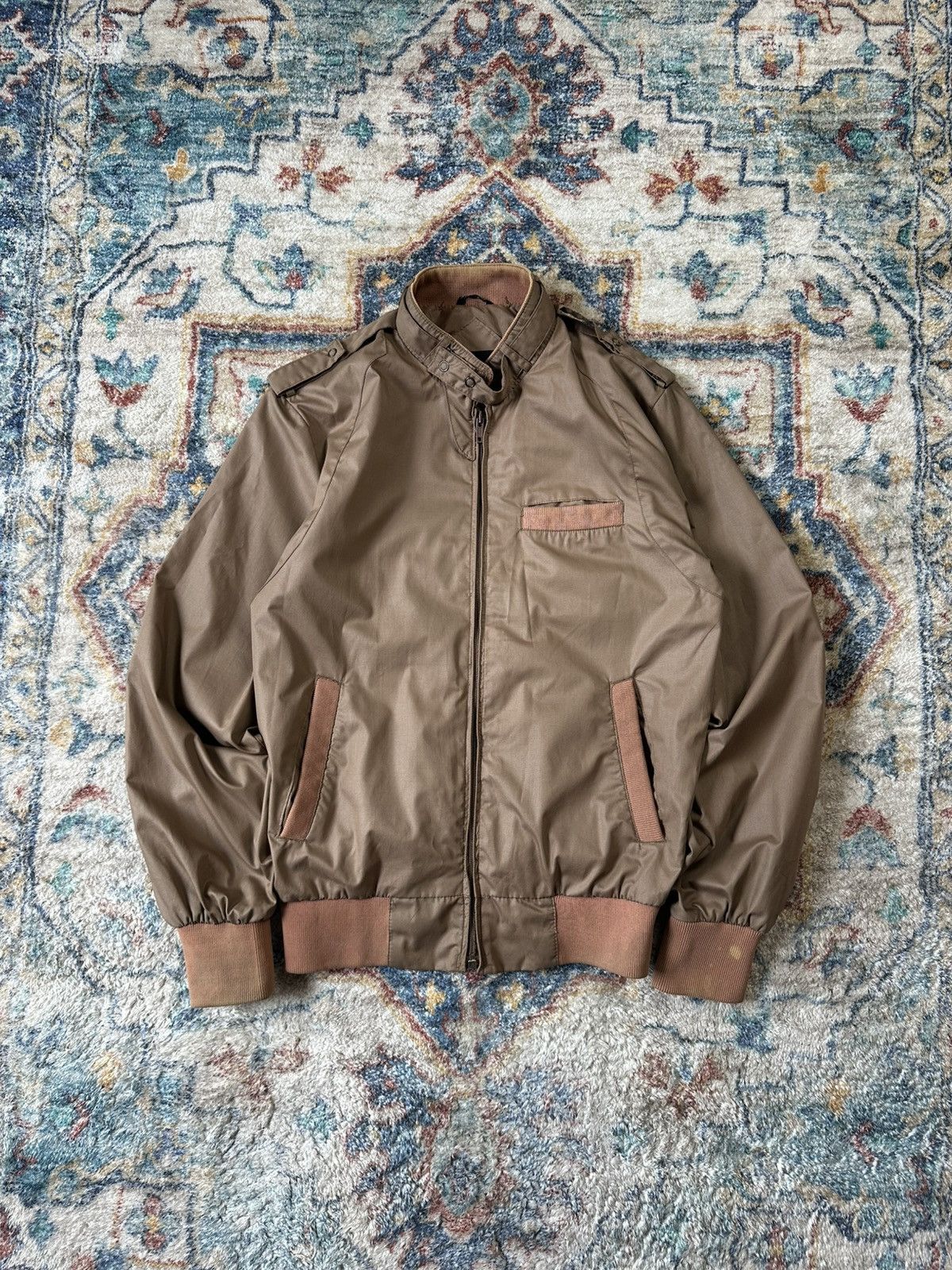 Vintage Vintage Club International Tip Top Brown Zip-up Jacket Small Size US S / EU 44-46 / 1 - 1 Thumbnail