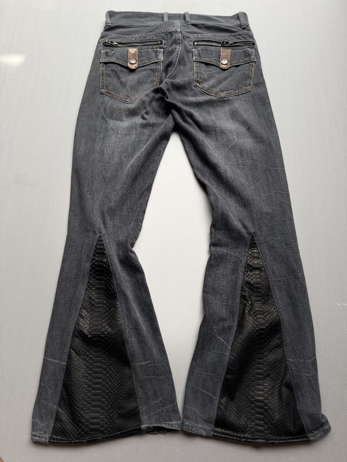 Japanese Brand Wildlife lace-up flare jeans Size US 29 - 5 Thumbnail