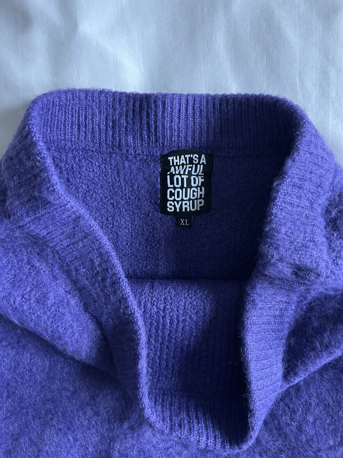 Other Awful Lot of Cough Syrup Mohair Skirt Size 36" / US 14 / IT 50 - 6 Thumbnail