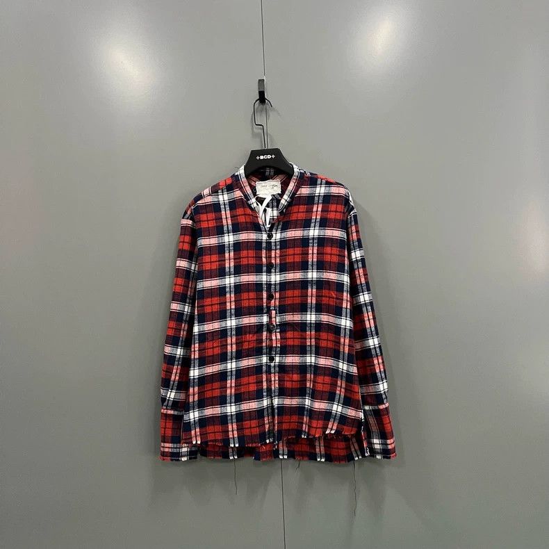Greg Lauren GREG LAUREN Plaid Button-Up Shirt Size US S / EU 44-46 / 1 - 1 Thumbnail