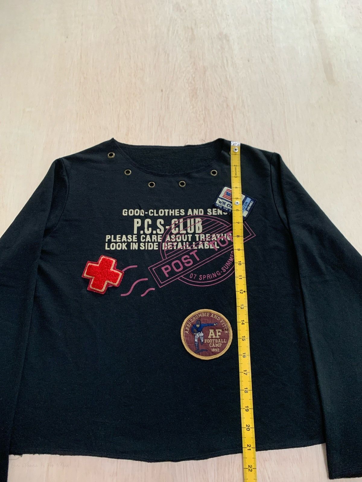 Beauty Beast × If Six Was Nine × Japanese Brand Y2k P.S.C Club Post top Ifsixwasnine Style Longsleeve Size M / US 6-8 / IT 42-44 - 7 Thumbnail