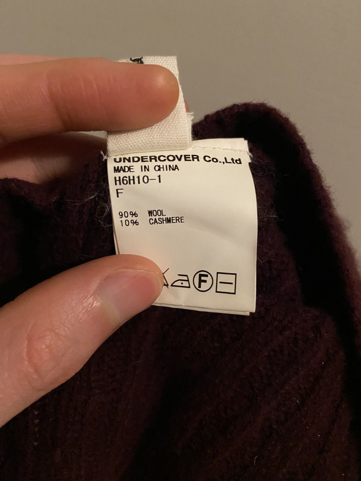 Undercover 11aw antidevil security wool cashmere beanie Size ONE SIZE - 7 Thumbnail