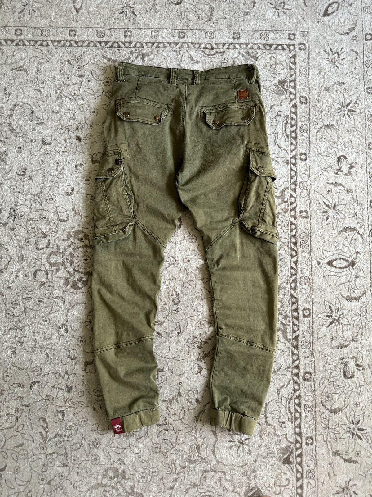 Alpha Industries × Vintage Vintage Alpha Industries Combat Cargo Pants Military Size US 32 / EU 48 - 1 Thumbnail