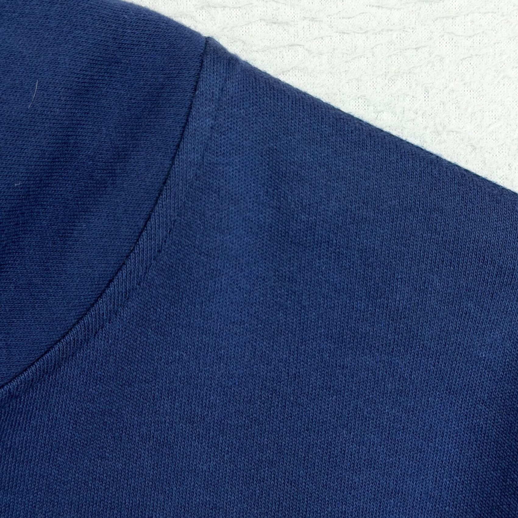 Polo Ralph Lauren POLO SPORT Ralph Lauren Sweatshirt L Striped 1/4 Zip Pullover Cotton Blue Mens Size US L / EU 52-54 / 3 - 7 Thumbnail