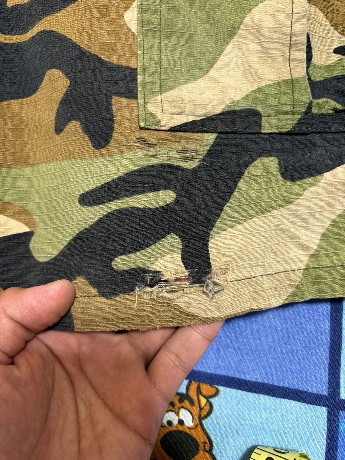 Vintage ***FINAL DROP***RARE 00s CAMO TECHNICAL CARGO SHORT 32-34 Size US 34 / EU 50 - 3 Thumbnail
