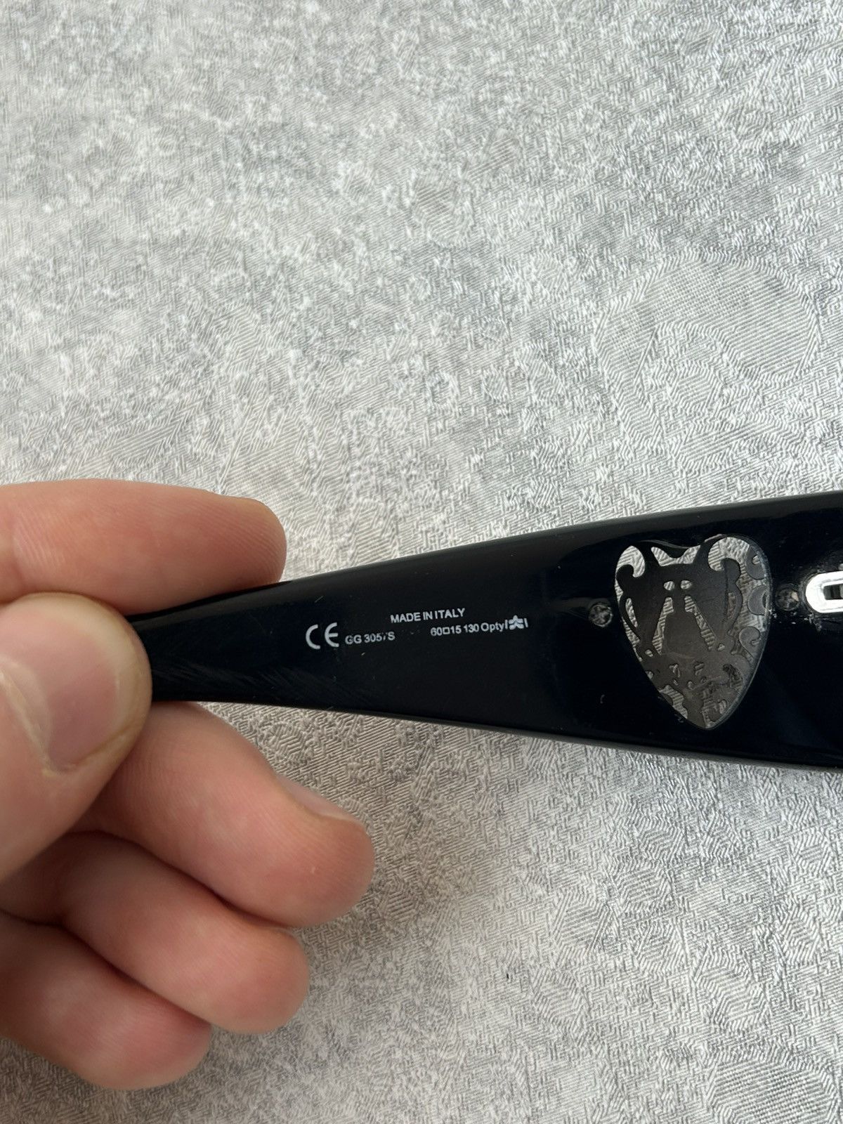 Gucci Gucci GG3057S Heart Logo Sunglasses Size ONE SIZE - 7 Thumbnail
