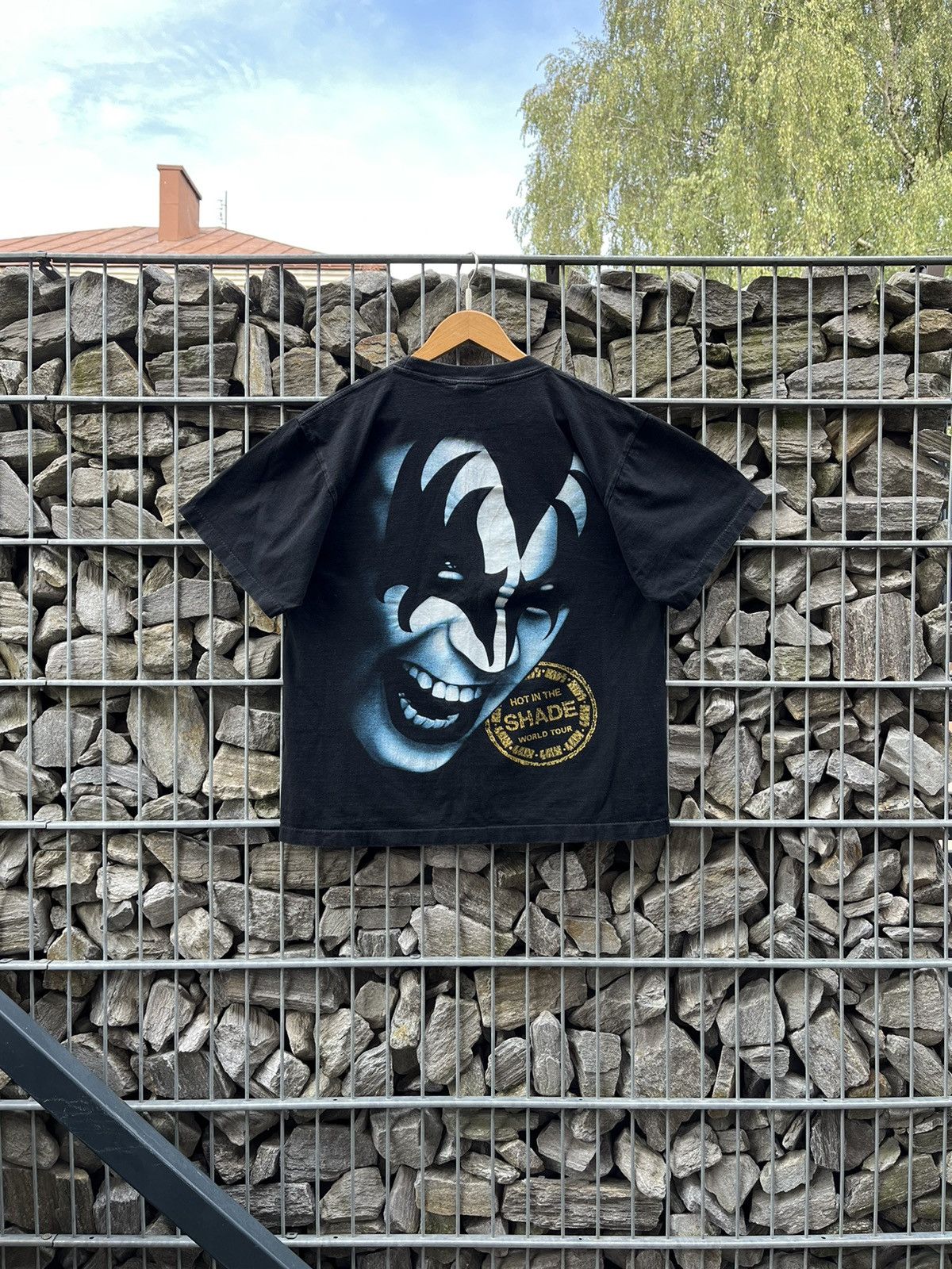 KISS Vintage Kiss World Tour Hot in the Shade shirt Size US L / EU 52-54 / 3 - 2 Thumbnail