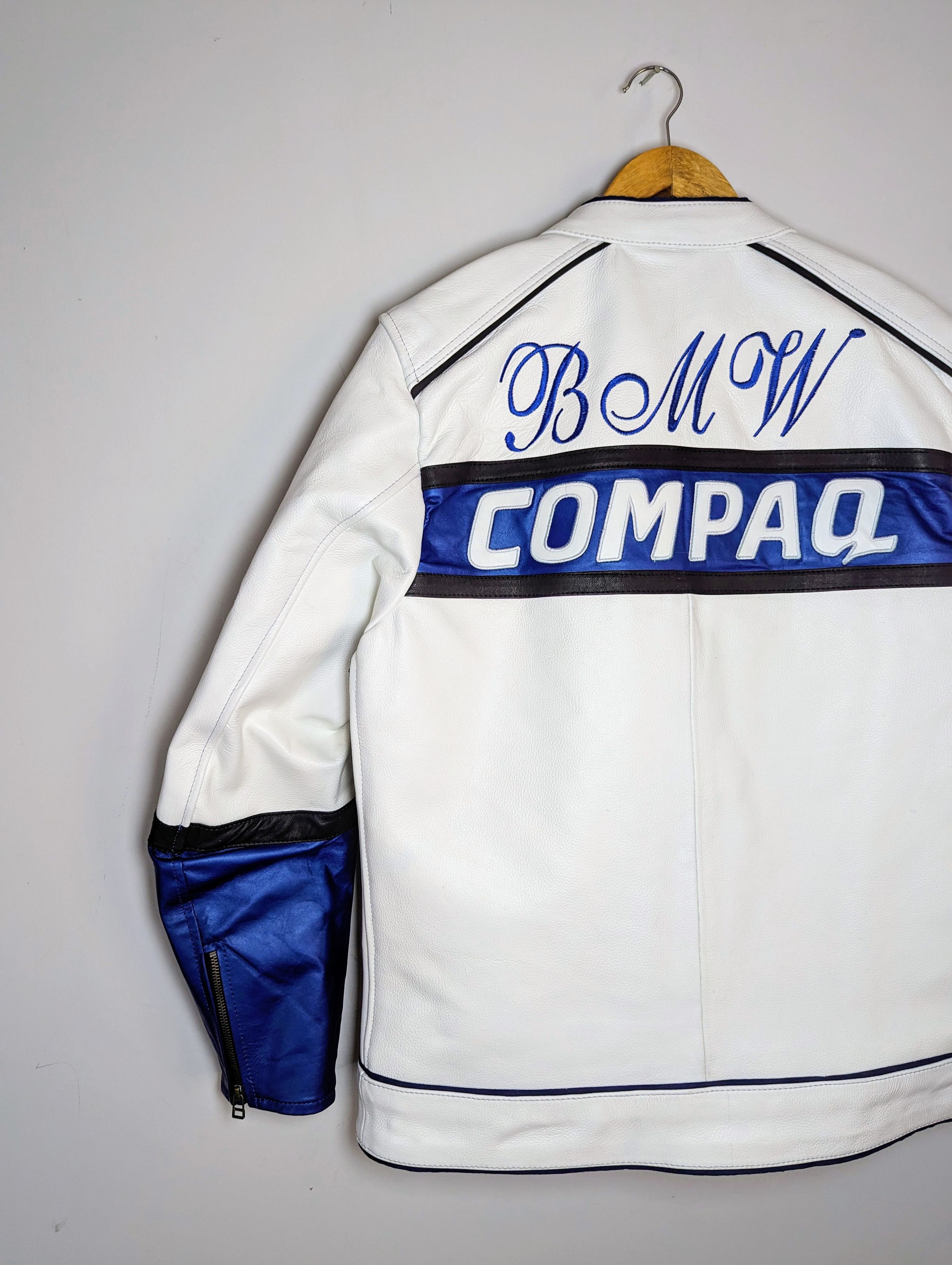 Vintage 💀🔥 BMW 🔥💀 RACING LEATHER JACKET RARE STREETWEAR Size US M / EU 48-50 / 2 - 7 Thumbnail