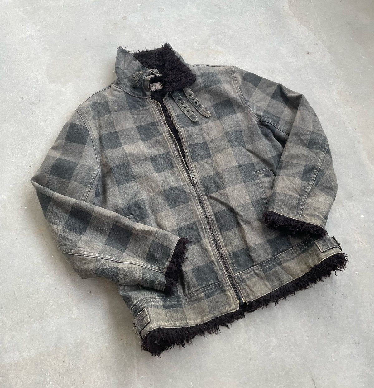 Designer MARLOND RANCH WEAR TARTAN ZIPPER JACKET Size US M / EU 48-50 / 2 - 2 Thumbnail