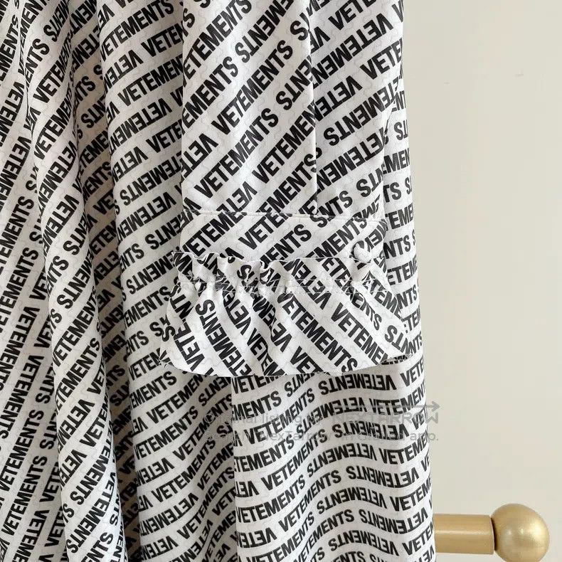 Vetements Vetements All-over Printed Logo Dress Size S / US 4 / IT 40 - 4 Thumbnail
