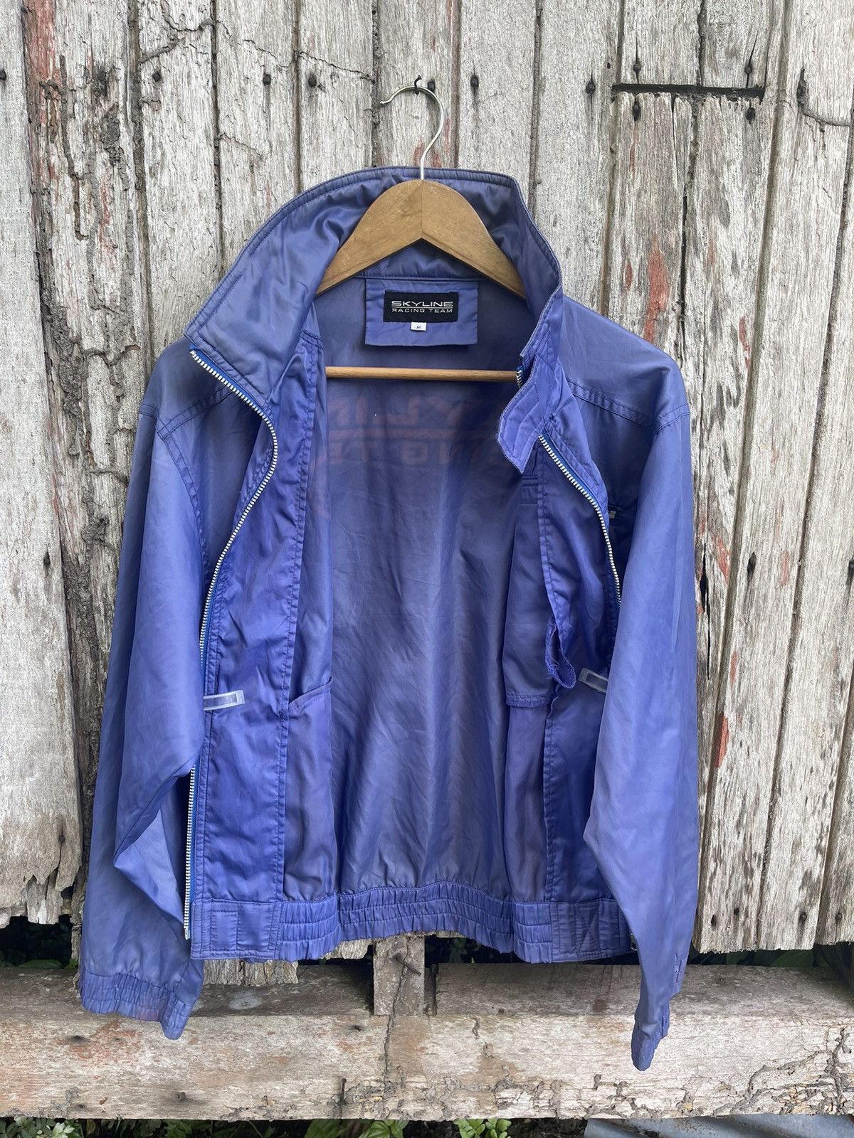 Japanese Brand × Vintage Vintage Skyline Racing Team Nylon Jacket (1990s) Size US M / EU 48-50 / 2 - 12 Thumbnail