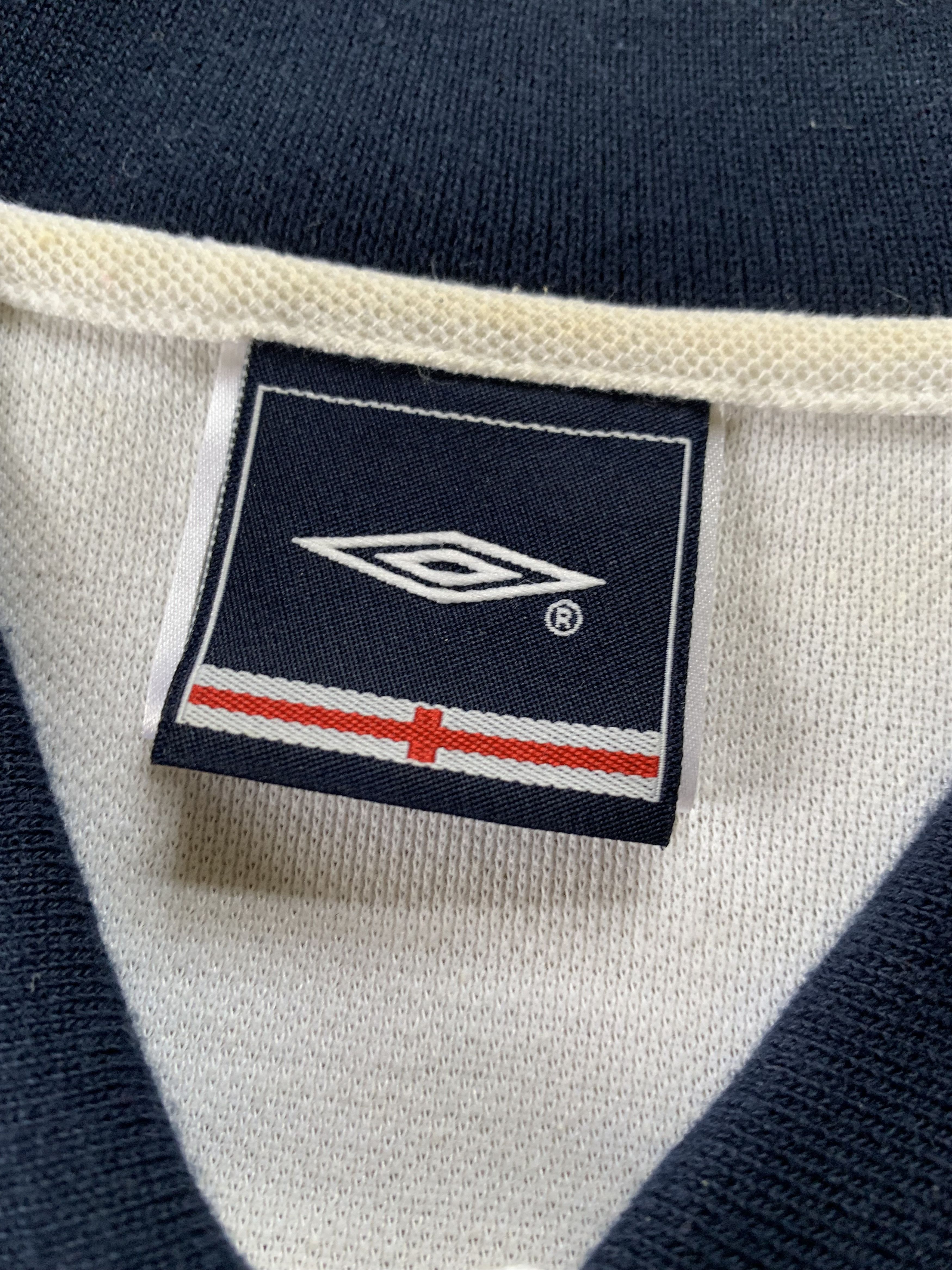 Umbro Vintage Umbro England National Team Football Polo Shirt Size US L / EU 52-54 / 3 - 6 Thumbnail