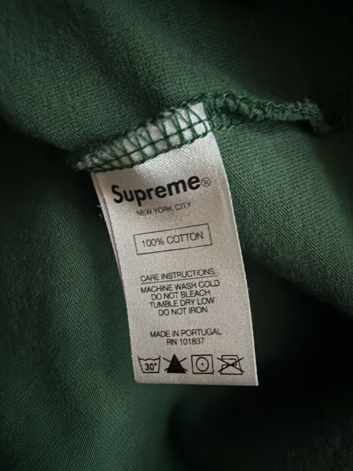 Supreme Supreme Scatter Logo L/S Top Dark Green Size US L / EU 52-54 / 3 - 4 Thumbnail