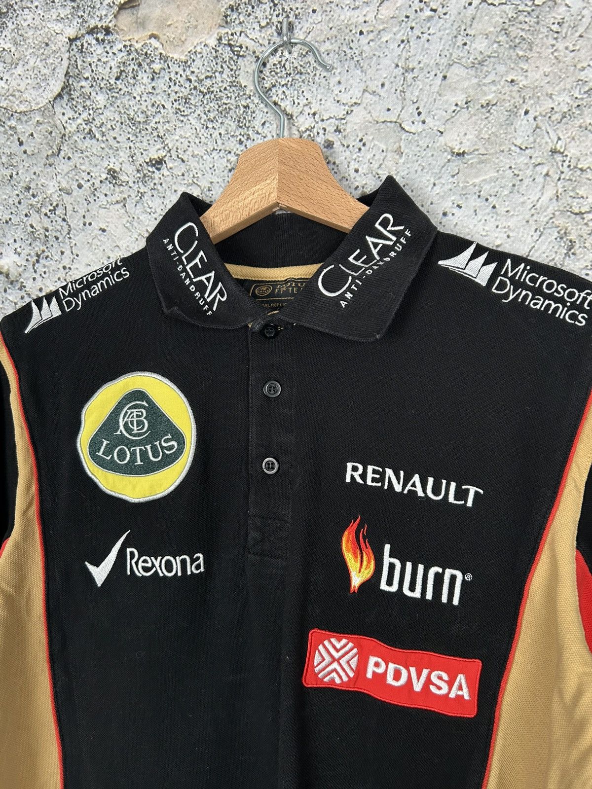 Vintage Vintage Lotus Racing Polo Tee F1 Streetwear Hype Size US S / EU 44-46 / 1 - 3 Thumbnail