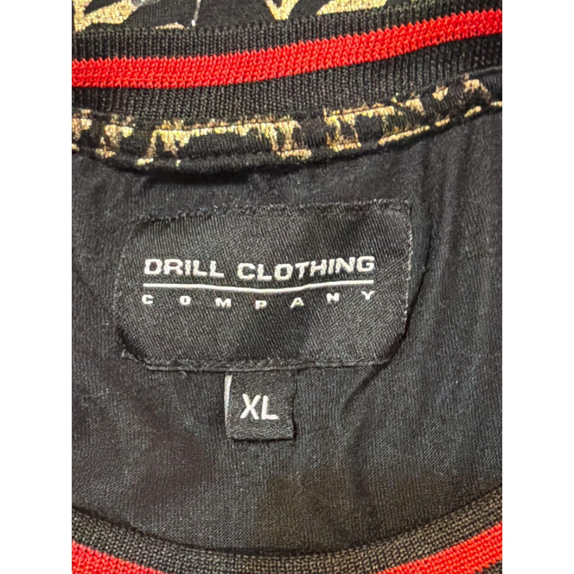 Other Drill Clothing Company Black Shirt Gold Medusa Medallion Gra Size US XL / EU 56 / 4 - 5 Thumbnail