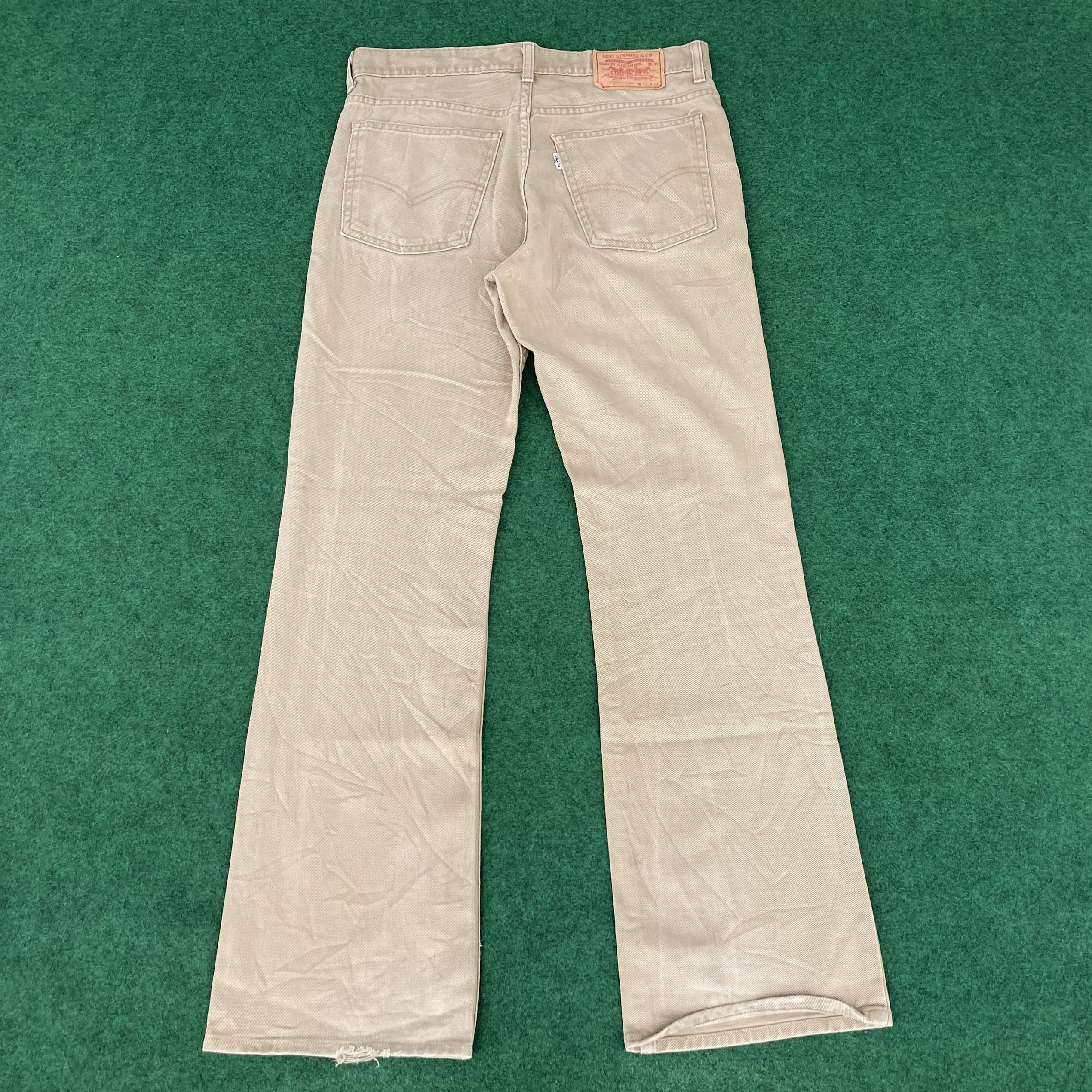 Levi's × Vintage Vtg Levis 517 Denim Bootcut Flared Jeans Size US 32 / EU 48 - 11 Thumbnail