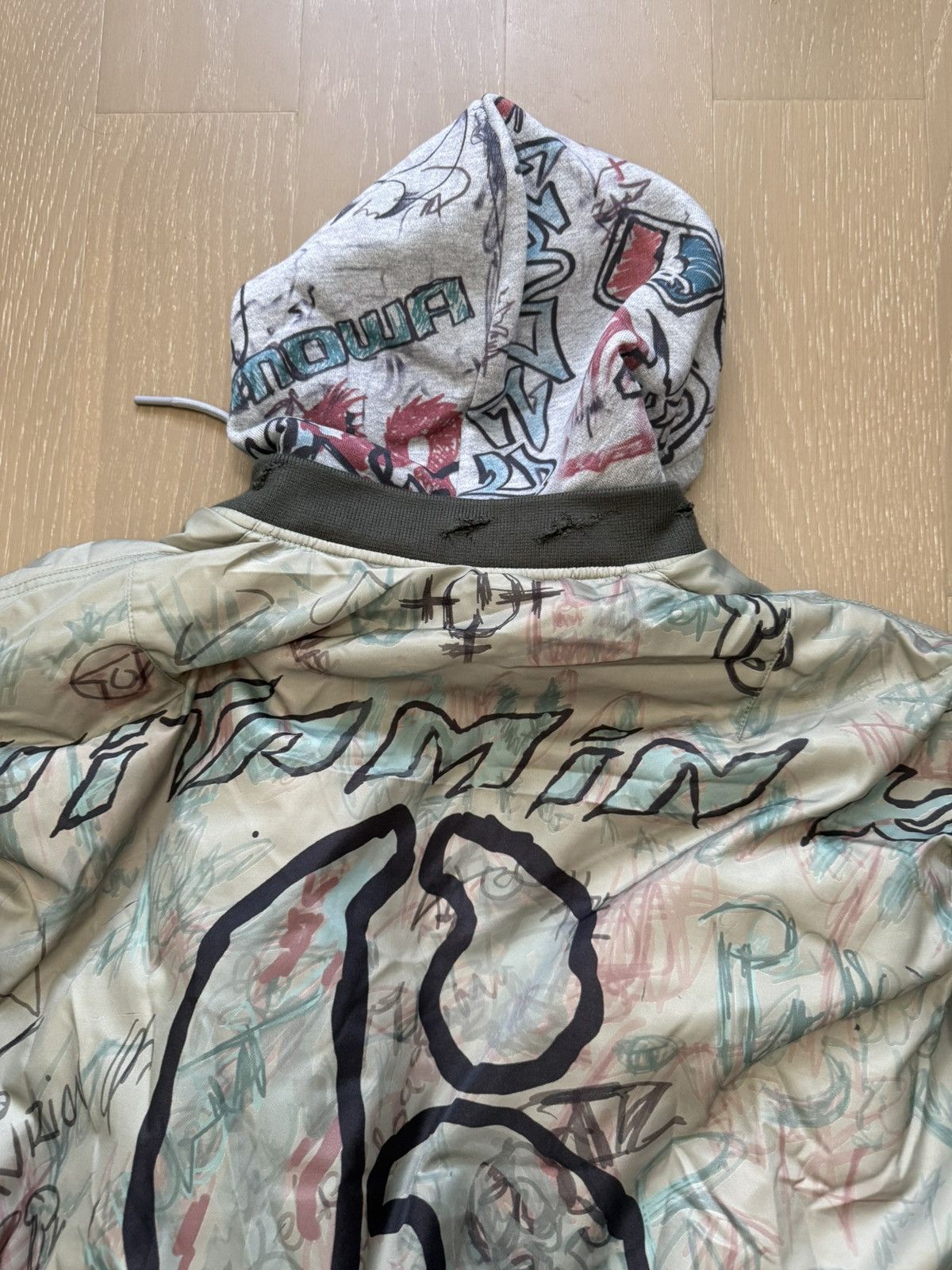 Mowalola Molawola Graffiti Bomber Size US S / EU 44-46 / 1 - 5 Thumbnail