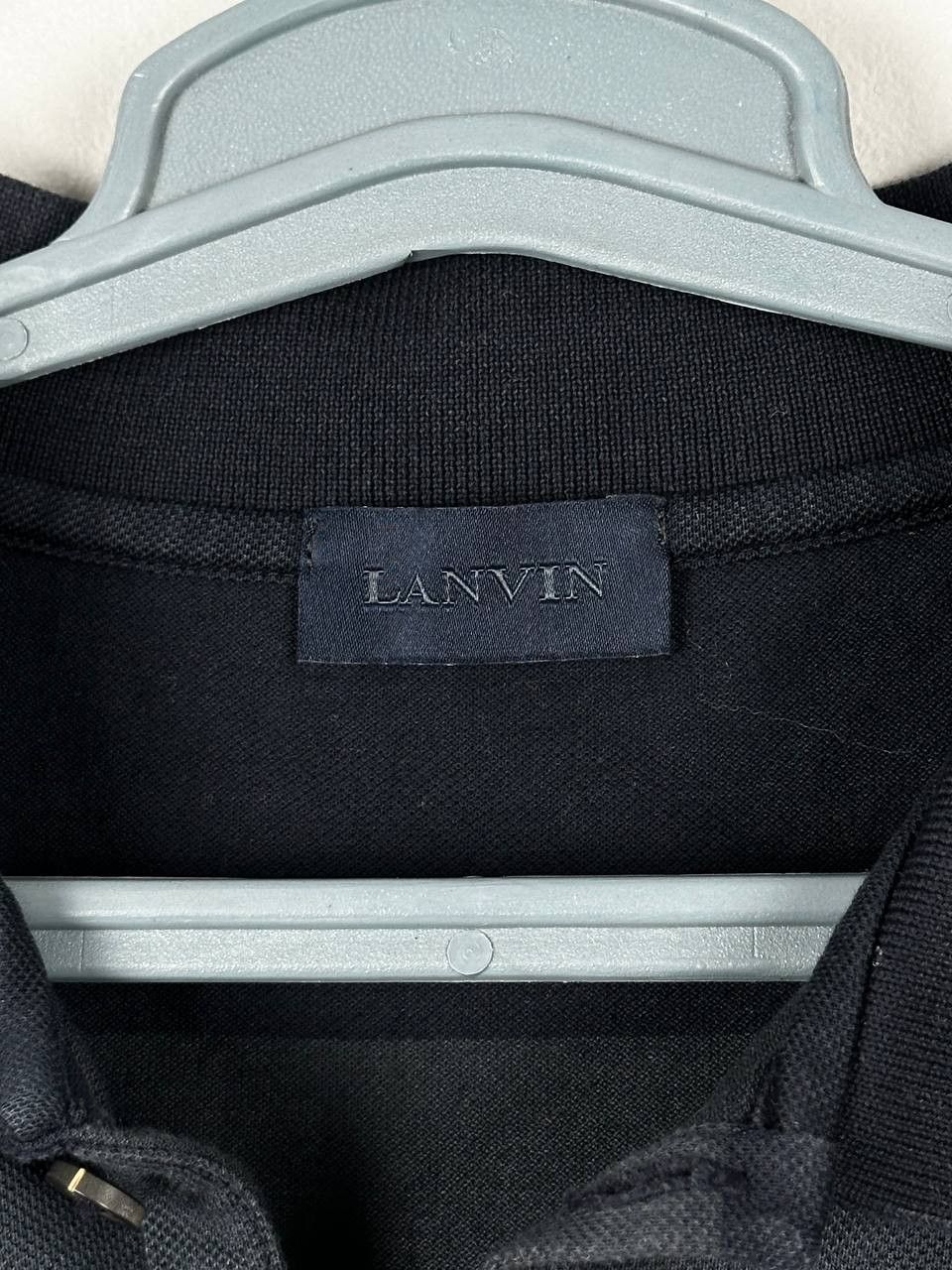 Lanvin Lanvin Luxury Striped Navy Vintage Polo T Shirt Size US L / EU 52-54 / 3 - 5 Thumbnail