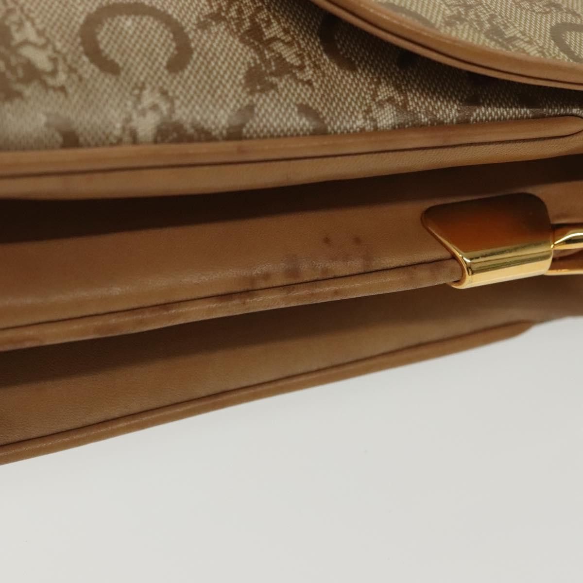 Celine CELINE Macadam Canvas Shoulder Bag Pvc Beige Gold Size ONE SIZE - 5 Thumbnail