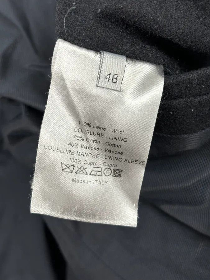 Dior 2010s Dior Homme Black Wool Double-Breasted Caban Jacket Size US M / EU 48-50 / 2 - 9 Thumbnail