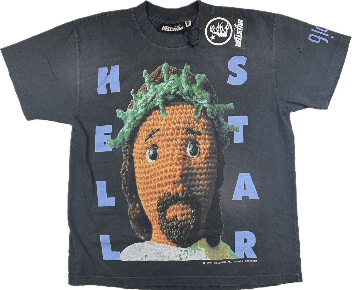 HELLSTAR Hellstar Crochet T-shirt Size US M / EU 48-50 / 2 - 1 Thumbnail
