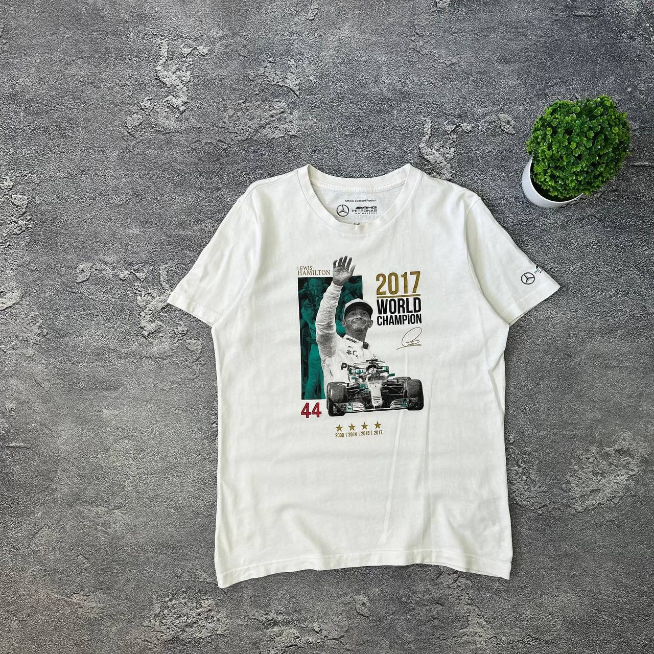 Vintage Mercedes Amg Petronas Lewis Hamilton World Champion 2017 Size US S / EU 44-46 / 1 - 1 Thumbnail